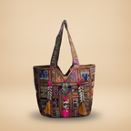 Shell Tassel Handcrafted Oversized Tote Bag — Ember Wayfarer