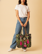 Shell Tassel Handcrafted Oversized Tote Bag — Juniper Voyage