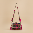 Shell Tassel Handcrafted Crossbody Bag — Rani Rang (Mini)