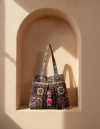 Shell Tassel Handcrafted Tote Bag — Amethyst Mahal