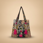 Shell Tassel Handcrafted Tote Bag — Sandstone Haveli