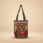 Shell Tassel Handcrafted Tote Bag — Sienna Mosaic