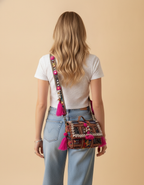 Shell Tassel Handcrafted Crossbody Bag — Rani Rang (Mini)