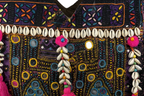 Shell Tassel Handcrafted Tote Bag — Ebony Tapestry