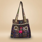 Shell Tassel Handcrafted Tote Bag — Mahogany Mahal