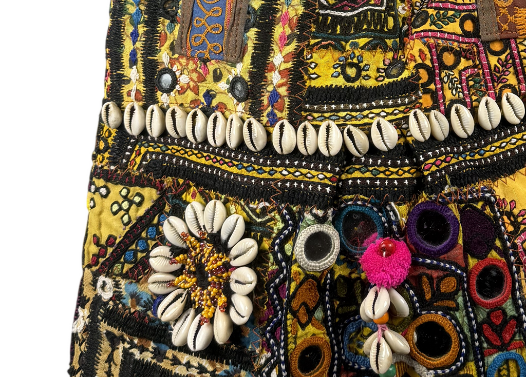 Shell Tassel Handcrafted Tote Bag — Turmeric Mehrab