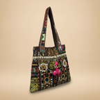 Shell Tassel Handcrafted Tote Bag — Umber Rajwada