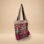 Shell Tassel Handcrafted Tote Bag — Rosewood Tapestry