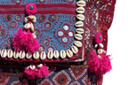Shell Tassel Handcrafted Backpack — Crimson Passage