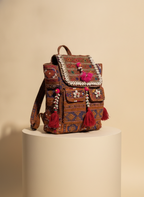 Shell Tassel Handcrafted Backpack — Amber Route