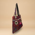 Shell Tassel Handcrafted Tote Bag — Garnet Haveli