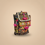 Shell Tassel Handcrafted Backpack — Marigold Compass