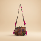 Shell Tassel Handcrafted Crossbody Bag — Mehfil (Mini)