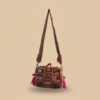 Shell Tassel Handcrafted Crossbody Bag — Rani Rang (Mini)