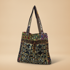 Shell Tassel Handcrafted Tote Bag — Emerald Darbar