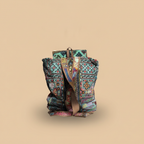 Shell Tassel Handcrafted Backpack — Peacock Trail