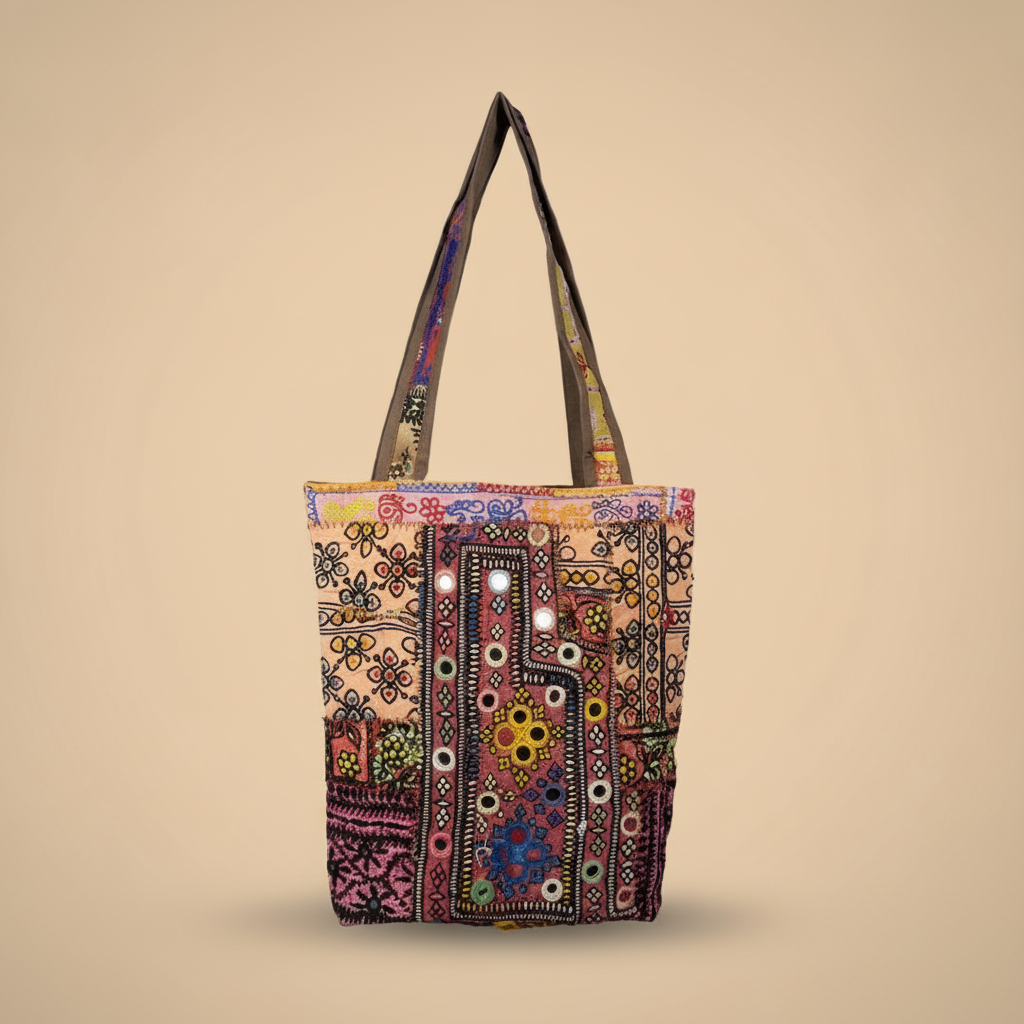 Shell Tassel Handcrafted Tote Bag — Rosewood Tapestry