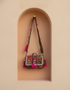 Shell Tassel Handcrafted Crossbody Bag — Mehfil (Mini)