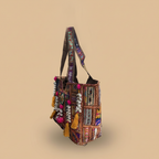 Shell Tassel Handcrafted Oversized Tote Bag — Bronze Pathway