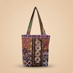 Shell Tassel Handcrafted Tote Bag — Mahogany Fringe