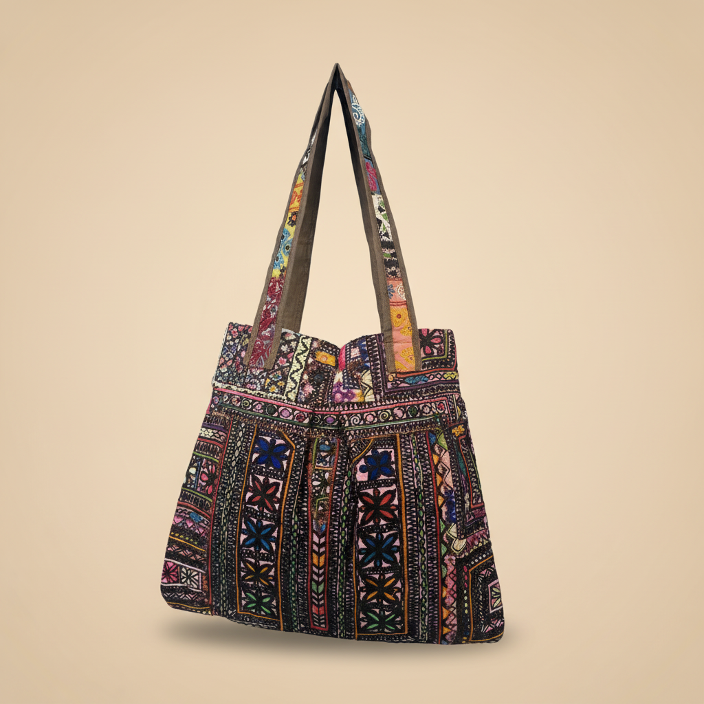 Shell Tassel Handcrafted Tote Bag — Amethyst Mahal