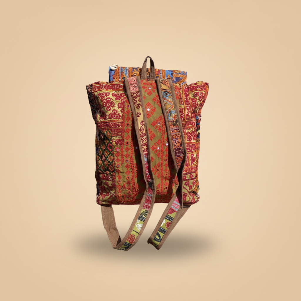 Shell Tassel Handcrafted Backpack — Copper Caravan