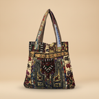 Shell Tassel Handcrafted Tote Bag — Marigold Rajwada