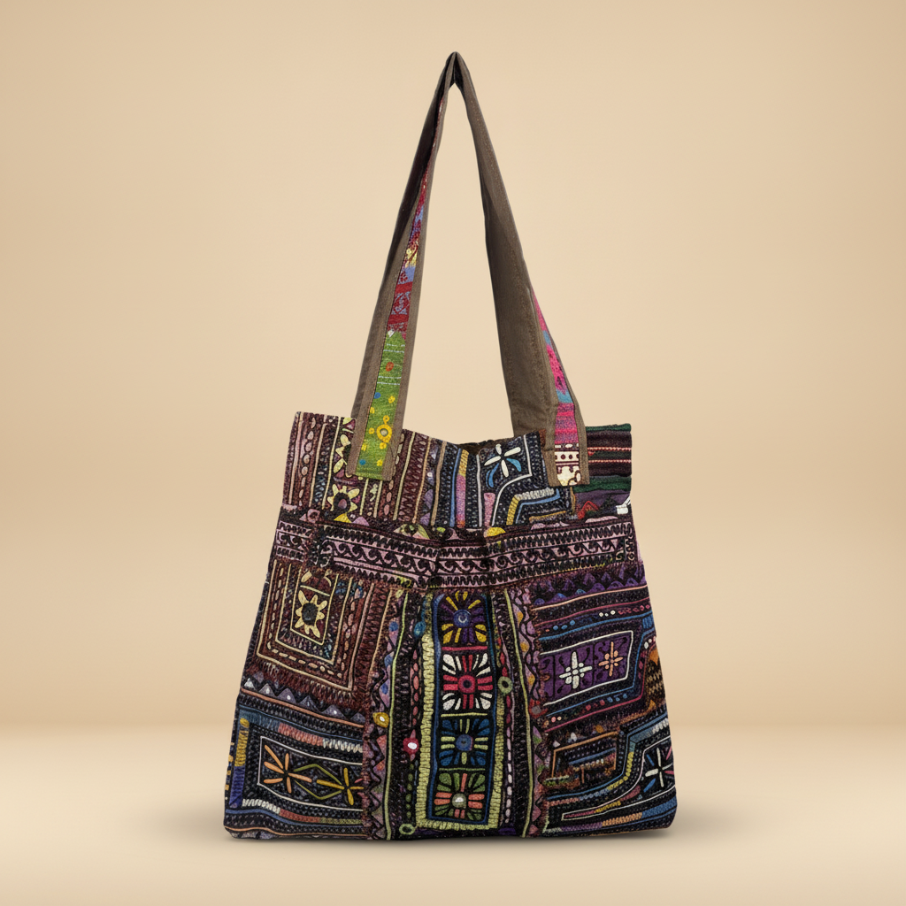 Shell Tassel Handcrafted Tote Bag — Mahogany Mahal