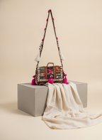 Shell Tassel Handcrafted Crossbody Bag — Chandrika (Mini)