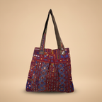 Shell Tassel Handcrafted Tote Bag — Amethyst Darbar
