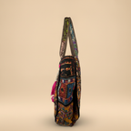 Shell Tassel Handcrafted Oversized Tote Bag — Chestnut Expedition