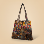 Shell Tassel Handcrafted Tote Bag — Copper Mahal