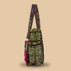 Shell Tassel Handcrafted Tote Bag — Bronze Tapestry