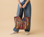 Shell Tassel Handcrafted Oversized Tote Bag — Ochre Expedition
