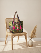Shell Tassel Handcrafted Oversized Tote Bag — Fern Crossing