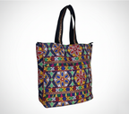 Jat Mutava rangoli Suf tote bag side view showing depth
