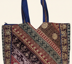 Gotta Patti No Tassel Sapphire Elegance tote bag back view