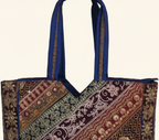 Gotta Patti No Tassel Cobalt Elegance tote bag back view