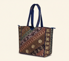 Gotta Patti No Tassel Cobalt Elegance tote bag isometric angle