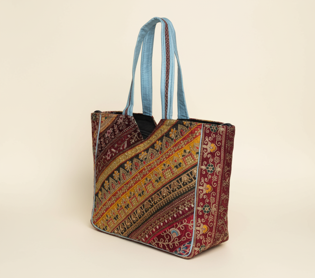 Gotta Patti No Tassel Celestial Elegance tote bag back view