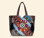Gotta Patti Shell Tassel Celestial Festival tote bag back view
