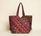 Gotta Patti Shell Tassel Wine Festival tote bag back view