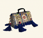 Shell Tassel Neel Leher crossbody bag back view