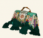 Shell Tassel Panna crossbody bag isometric angle
