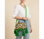 Shell Tassel Haritima crossbody bag back view