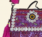 Shell Tassel Gulabi Aag crossbody bag back view