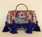 Shell Tassel Jamuni crossbody bag back view