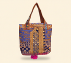 Shell Tassel Nomad Bloom tote bag isometric angle