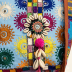 Shell Tassel Festival Mosaic tote bag back view