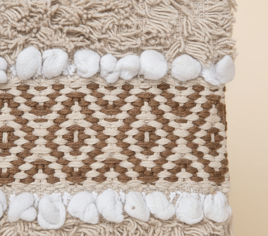 Woven Earth Desert Grid sling bag alternate angle